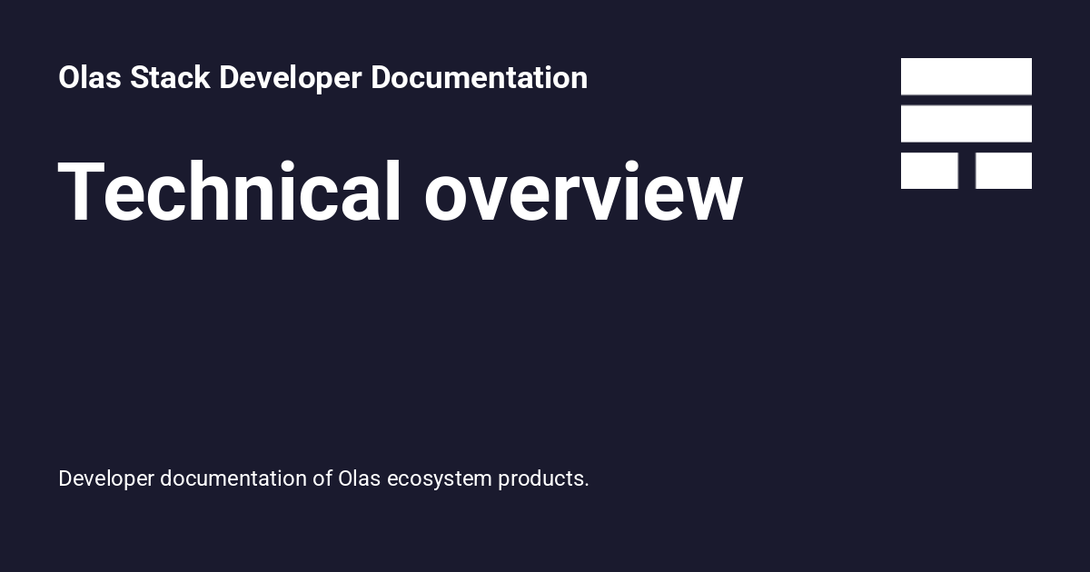 Technical overview - Olas Stack Developer Documentation